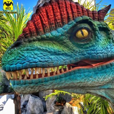 China Hallowen Dinosaur Animatronic Hidden Costume For Sale Inflatable Dragon Dilophosaurus Sex Foam Realistic Costume for sale