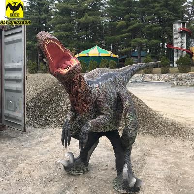 China Hallowen HLT Dinosaur Decorative Animatronic Dinosaur Walking Case for sale