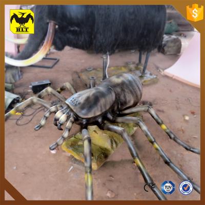 China interior & Outdoor Park Large HLT Insects 3d Model Animatronic Spider For Amusement for sale