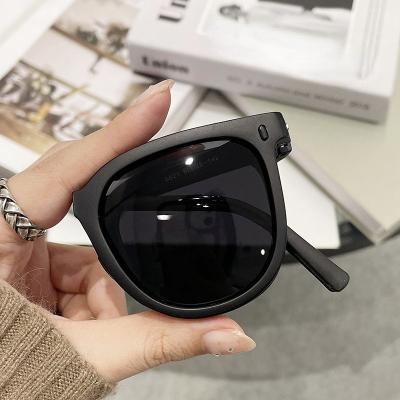 China Luxury Fashion Folding Uv400 Gray Lens Sunglasses Men Custom Polarized Sunglasses 2022 Brand Designer Portable Women Eyewear Fashion Sunglasses New for sale