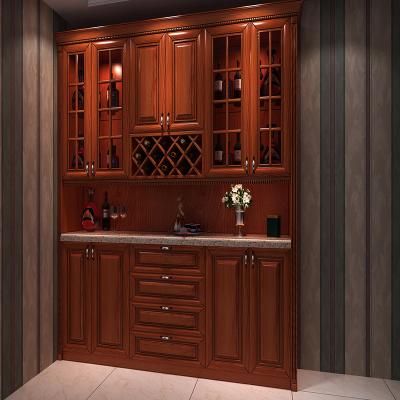 China (Size) GenuineWine Vogue Adjustable Italian Royal Modern Wooden Cabinet Furniture for sale