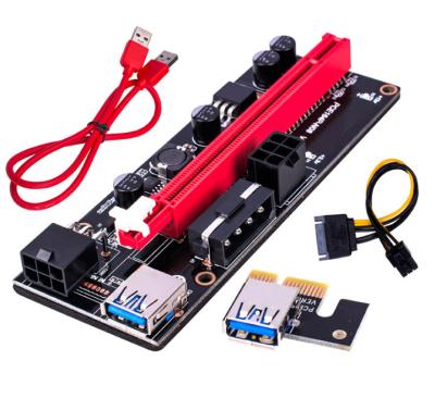 China Desktop Pcie 009s Riser Plus 1x 16x Usb3.0 Expansion Card PCI Express Usb 3.0 Riser 009s Cable Pcie Adapter for sale