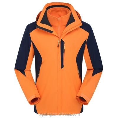 China Fashion Mens Clothing Breathable Cotton Down Proof Fabric Mens Skiing Winter Jacket for sale