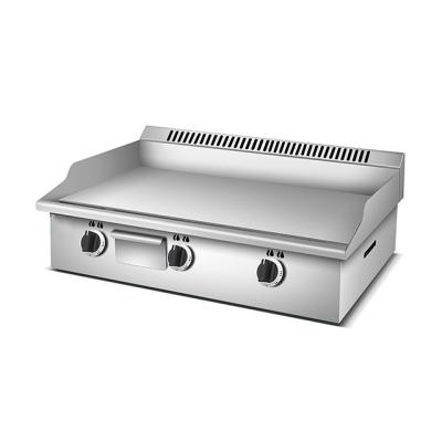 China High Quality New Style Stainless Steel Portable BBQ Grill Adjustable Size Three Burners With Top Flat Griddle for sale