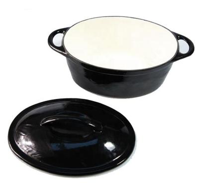 China Sustainable Porcelain Enamel Cast Iron Cookware Casserole For Morden Kitchen for sale