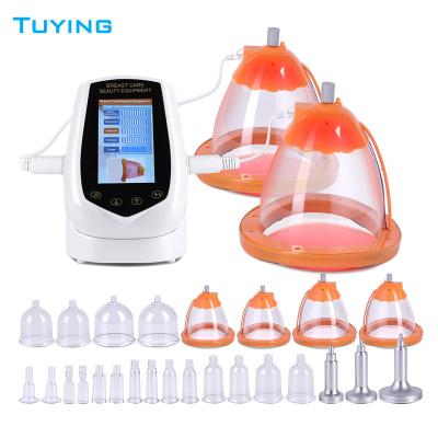 China New Design 24pcs ABS Micro Suction Cups Current Led Butt Breast Enlargement Vacuum Therapy Machine for sale