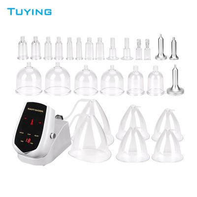 China New Popular ABS 27 Cups Butt Vacuum Enlargement Therapy Breast Enhancement Machine for sale