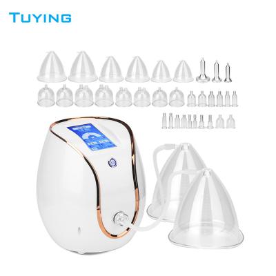 China Hot Selling Breast Vacuum Butt Lift Enlargement Pump Lifting Machine With 30 Cups 25.3*25.3*16cm for sale