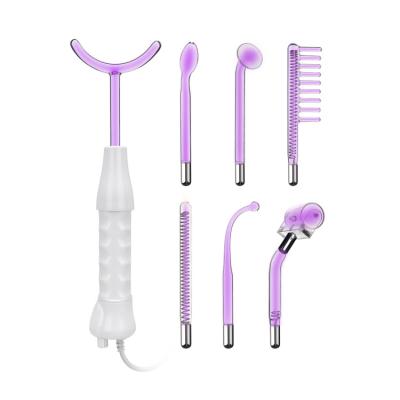 China Portable Beauty Equipment Violet Ray Wand Acne Treatment High Frequency Face Lift Derma Facial Machine for sale