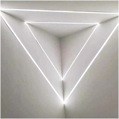 China Acid Resistance 40*40 Stair Mounted Cinema Diffuser Cover Profile Led Strips Aluminum Profiles Light Box Exterior Channel for sale