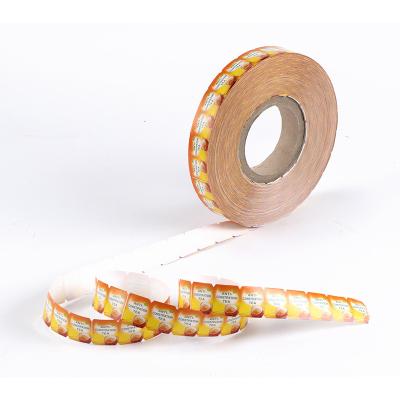 China Custom Size High Quality Anti-Counterfeiting Logo Luxury Tea Tag Thermal Jumbo Tag Paper Roll for sale