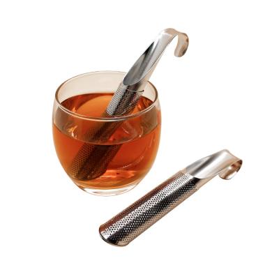 China Sustainable Eco - Friendly Tube Shape Stainless Steel Tea Diffuser Metal Teapot Infuser for sale