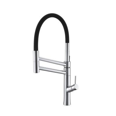 China High Quality Contemporary 3 Function Pull Out Kitchen Sink Faucets Mixer Taps Silicone Kitchen Faucet for sale