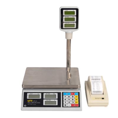 China Digital weight price scale UPA-NT digital evaluation calculation scale with hot sale 15KG, 30KG price kilogram digital weighing scale UPA-NT for sale