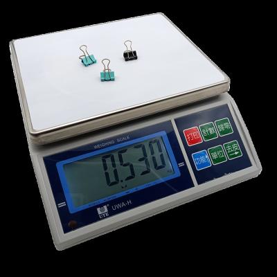 China precision weigh good quality large scale UWA-H LCD scales weigh 30kg wholesale scale UWA-H for sale