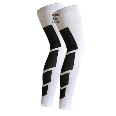 China H11 Universal 1 Pair 2 Pcs Fashion Style Triple Sports Knee Brace Support Pads Basketball Sleeve Protector Protection High Socks for sale