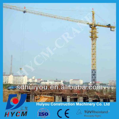 China Tower crane 65m, QTZ 160(6518) large model of top head tower crane for heigh construction project for sale