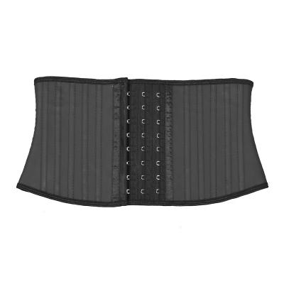 China Antibacterial Workout Equipment Cincher Shorts Torso 7 Inches Latex Steel Waist Trainer Waistband 25 Bones Tummy Control Body Shaper for sale