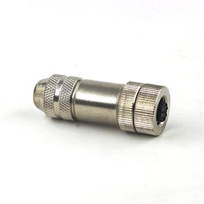 China 60V 8Pin Sealed Stainless Waterproof Circular Connector for sale