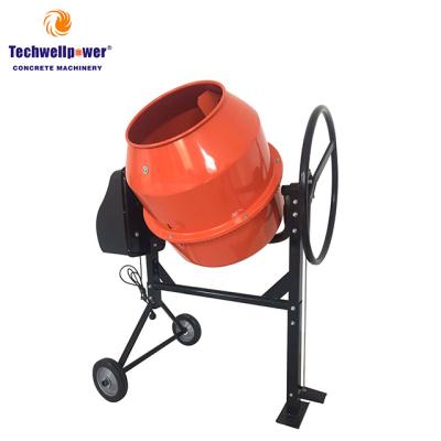 China Factory direct sale small construction site mini 100L 120L 140L 160L 180L 200L 220L 240L electric motor portable concrete mixer price for sale