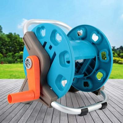 China Manguera Adjustable Expandable Wall Mounted Retractable Heavy Duty Retractable High Pressure Garden Water Hose Reel Cart Holder for sale