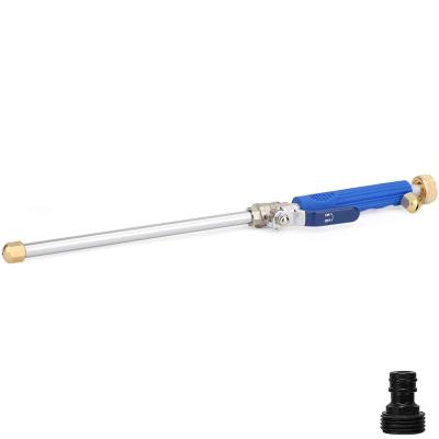 China Variable Flow Control Two Kinds of Nozzles Wash Station Garden Hose Magic Wand Power Seal Spray Gun High Pressure Water Jet for sale