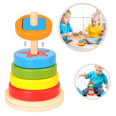 China Cheap Toy Kids Toys New Arrive Cartoon Reaction Puzzle Game Baby Nesting And Stacking Baby Shape Games Toy For Children DIY Birthday Gift for sale