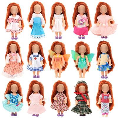 China Princess Doll Dresses Accessories Mini Toy Wholesale Random 6 places for American 6Inch13-15cm baby doll lol doll clothes for sale