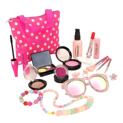 China New Arrive Fashion Cosmetic Toys 27 Items/lots Fashion Kids Toy 27 Cosmetic Makeup Jewelry Kits=12 Kits+1 Sunglasses+14 For 11.5-18 Doll Play DIY Girl Gift thumb girl for sale