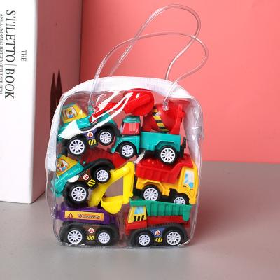 China High Quality Kids Gift Mini Plastic Kids Toy Small Bedroom Car Ride On Car For Child Set 6pcs One for sale