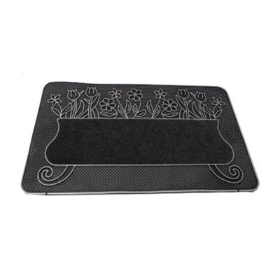 China DII OutdoorEasy All Weather Exterior Doors Reversible Indoor Clean Rubber Door Floor Mat Rug For Patio Front Entry Way Entrance for sale