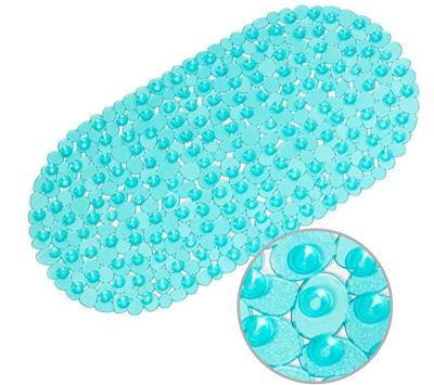 China Eco-Friendly Bathroom Bath Mat Pebble Kids Bathroom Baby Cobblestone Bath Tub Eco-Friendly Anti Slip Tub For Kids Shower Mat Oval for sale