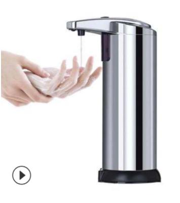 China Foam Infrared Automatic Bathroom Kitchen Sanitizer Hand Alcohol Soap Dispenser Touchless Stainless Steel Liquid Soap Dispenser for sale