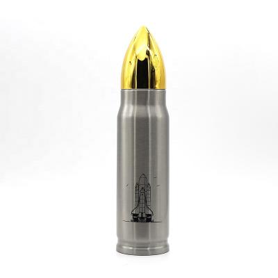 China PORTABLE 500ml Bullet Shape Stainless Steel Thermos Mug for sale