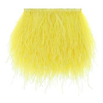 China Decorations Down Ostrich Feather Fringe Trim Garment Dress Party Prom for sale