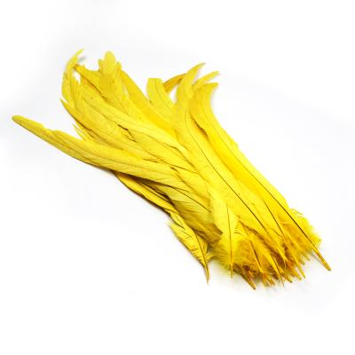 China Wedding Wholesale Bleached Rooster Chicken Feathers For Sale for sale