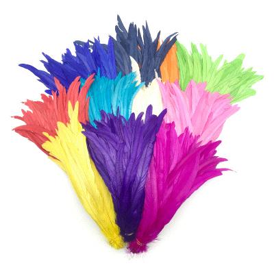 China Fly directly 35-40cm wedding from factory tying rooster feathers for hats decoration for sale