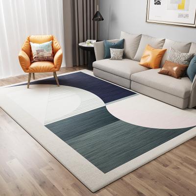 China Stain Resistant Modern Nordic 100% Polyester 3D Digital Print Carpet Custom Printed Area Rugs Carpet For Living Room for sale