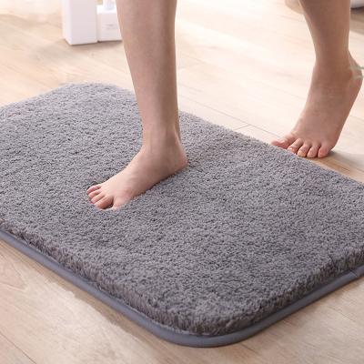 China High Quality Viable Door Bathroom Mat Absorbent Floor Shower Anti Slip Thick Bath Mat for sale