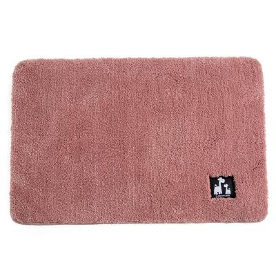 China 15 Mm Washable Original Pattern Mat Microfiber Water Oil Absorbent Thick Floor Mat for sale