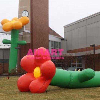 China Military Inflatable Standing Flower for sale