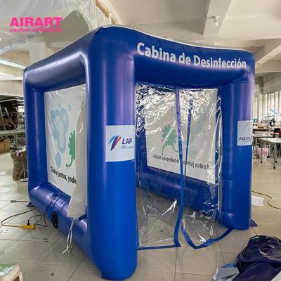 China China Wholesale Inflatable Disfection Sanitizer Tunnel With Humidifier Machinery And Equipment for sale