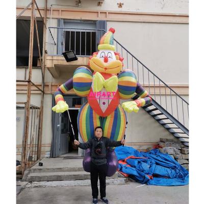 China PVC Tarpaulin/Oxford Cloth/Inflatable Clown Puppet Attractive Design Costume Optio Fashion for sale