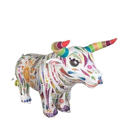 China 420D Oxford Cloth Colored Inflatable Bull Costume Event , Spanish Bull Costume Bullfighting for sale