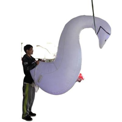 China Oxford Cloth Parade Decoration Inflatable Animal Costumes / Inflatable Swan Costumes for sale