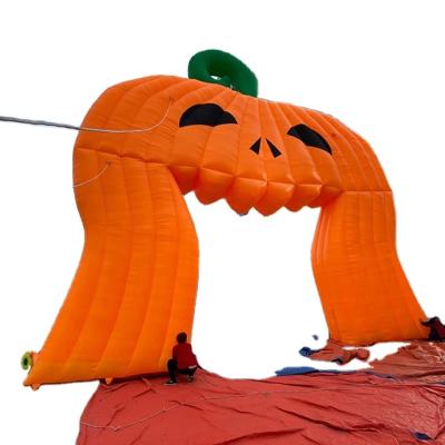 China 420D Oxford Pumpkin Arch Inflatable Decoration Halloween Inflatable Arch is on sale for sale