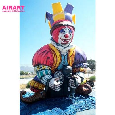 China 420D Oxford Halloween Inflatable Character Design Customizes Ugly Inflatable Witch for sale