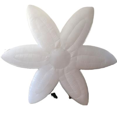 China Oxford Cloth Decoration Hanging White Inflatable Flowers For Party for sale