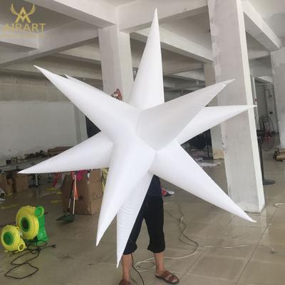 China 420D Oxford Clothes Lighting Inflatable Starburst Balloon Wedding Party Events Decorations for sale