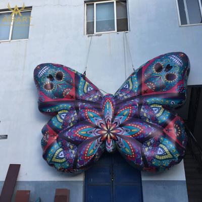 China 420D Oxford Clothes Customize Inflatable Products Event Backdrop Big Butterfly Balloon for sale